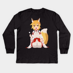 Sewayaki Kitsune no Senko-san Anime Gift Kids Long Sleeve T-Shirt